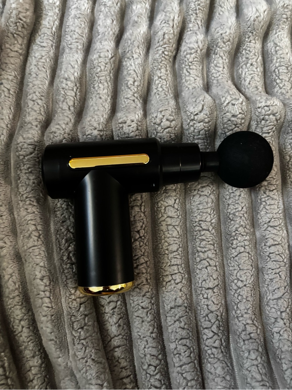 Black & Gold Percussive Massage Gun - Portable Handheld Muscle Massager